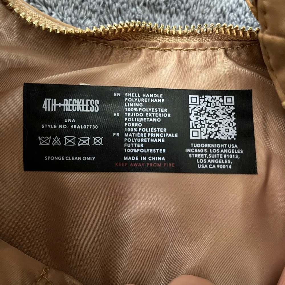 4th and Reckless Elegant Brown Hobo Purse - Picture 7 of 7
